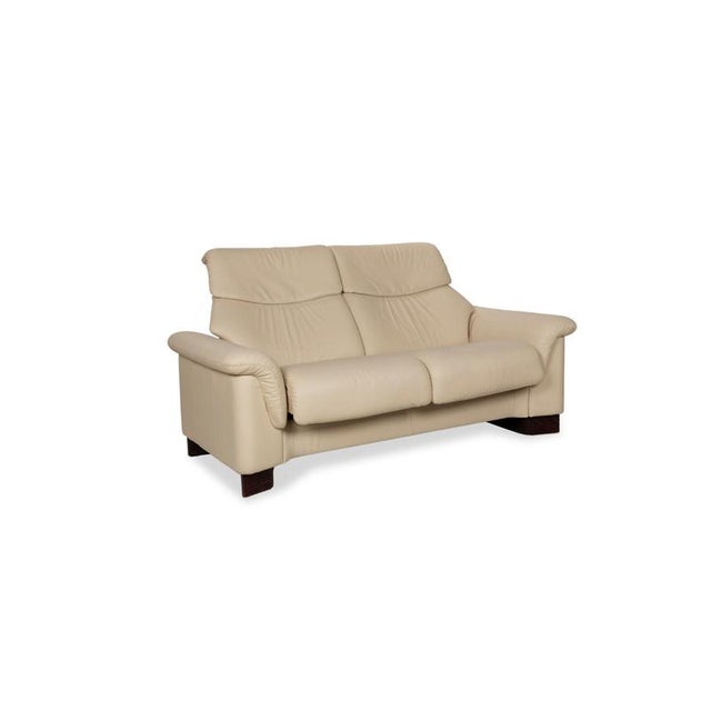 Paradise 2-Seater Sofa in Beige Leather from Stressless For Sale - Image 4 of 14