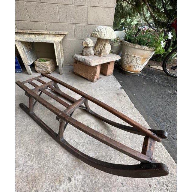 Antique German Sled Naether Chairish