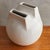 White Italian Ivory Ceramic Whistle Vase by Franco Bucci for Laboratorio Pesaro, 1970s For Sale - Image 8 of 9