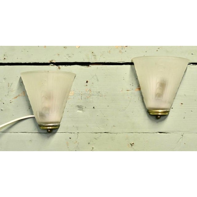Art Deco Style Wall Lights, 1980, Set of 2 For Sale - Image 3 of 7