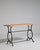 Metal Cast Iron Bistro Table on Casters, Antique, France, Early 20th Century For Sale - Image 7 of 15