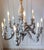 Mid 20th Century French Carved and Painted Wood Twelve-Light Chandelier For Sale - Image 12 of 18