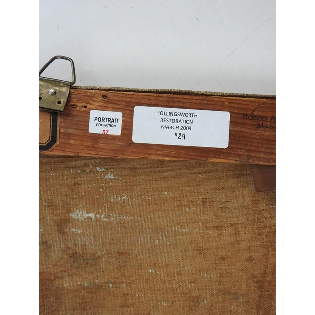 Early 20th Century Impressionist Continental Portrait of Woman Painting For Sale - Image 9 of 10