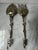 Vintage Italian Baroque-Style Serving Set Spoon and Fork For Sale - Image 4 of 12