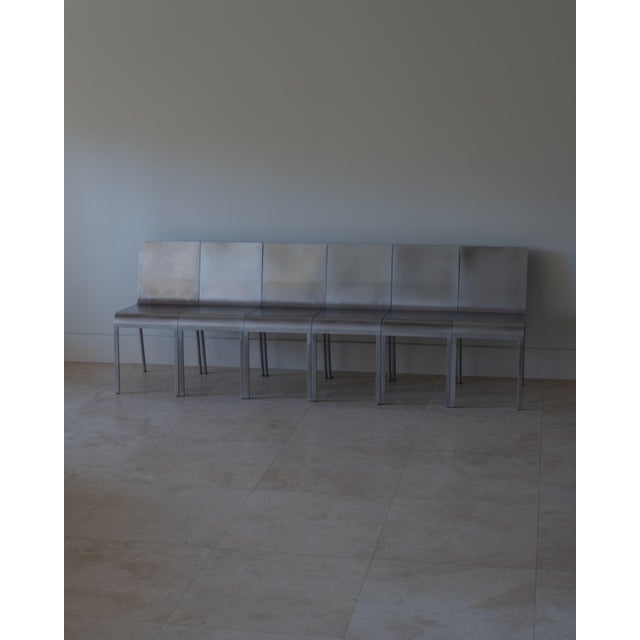 Maarten van Severen Cn°ii Chairs Attributed to Maarten Van Severen by Lensvelt, the Netherlands 1994 For Sale - Image 4 of 9