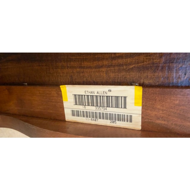 Late 20th Century Ethan Allen Georgian Court Cherry Rectangular End Table Excellent Condition Late 20th Century For Sale - Image 5 of 11