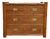 Midcentury Bamboo and Mahogany Chest of Drawers With Campaign-Style Brass Pulls For Sale