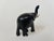 Antique Hand Carved Anglo-Indian Elephant Sculpture, Ebonized Wood For Sale - Image 4 of 14
