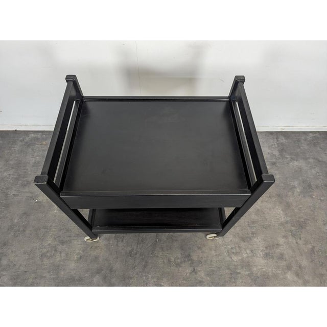 Scandinavian Serving Bar Cart For Sale - Image 3 of 6