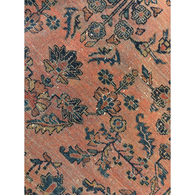 1920s Antique Persian Sarouk, 3'8" X 4'10" For Sale - Image 5 of 6
