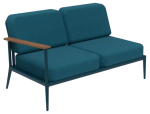 Nature Navy Double Right Modular Sofa by Mowee