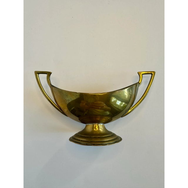 Classical Greek Style Small Solid Brass Urn For Sale - Image 11 of 11