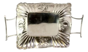 Silver Candy Box with Embossed Floral Motifs