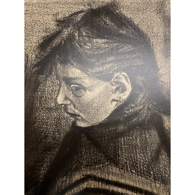 Girl with Shawl by Van Gogh. Printed in Holland by Kroller-Muller on heavyweight paper.