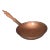 Mid 20th Century Vintage Copper Frying Pan Wood Handle For Sale
