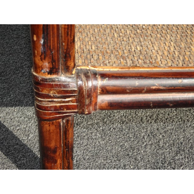 Vintage Rustic French Country Style Side Table by Palecek For Sale - Image 12 of 14