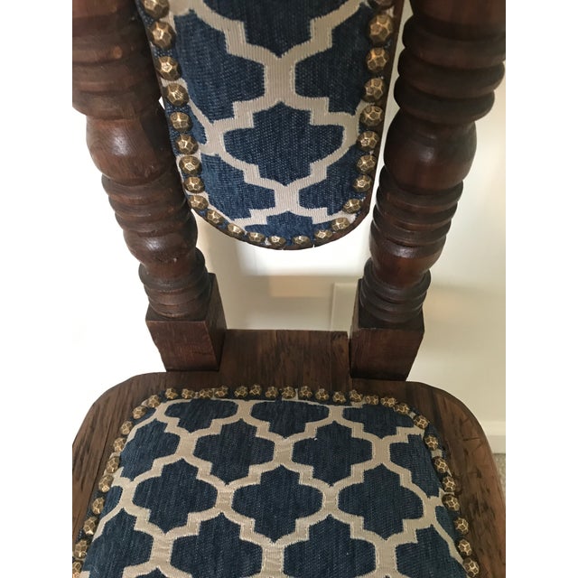 19th Century Jacobean High Back Mexican Prayer Chair Chairish