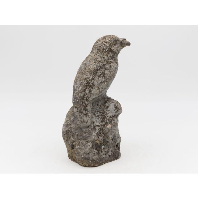 Reconstituted Stone Raven, English Mid 20th C. For Sale - Image 12 of 18