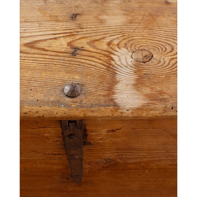 18th Century Dutch Baroque Style Pine Mule Blanket Chest For Sale - Image 12 of 18