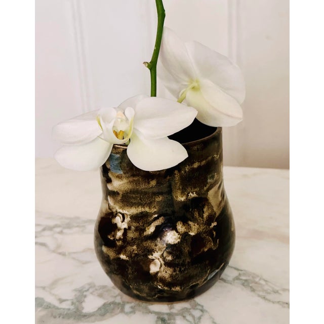 William Staite Murray Ceramic Vase 1950s Handmade Pottery Mid Century Modern For Sale - Image 4 of 5