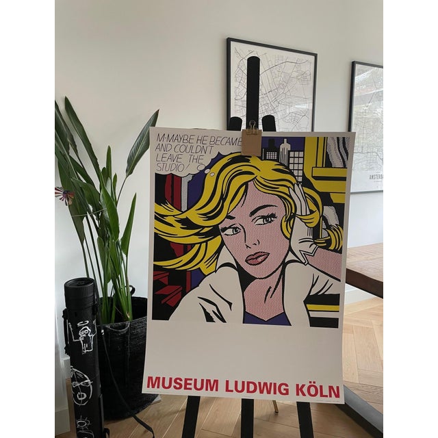 Roy Lichtenstein, M-Maybe, 2000s, Paper, in Very Good conditions. Designed from 2000