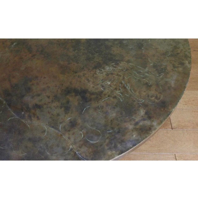 1960s Bronze Round Coffee Table by Philip La Verne “Creation” Chairish