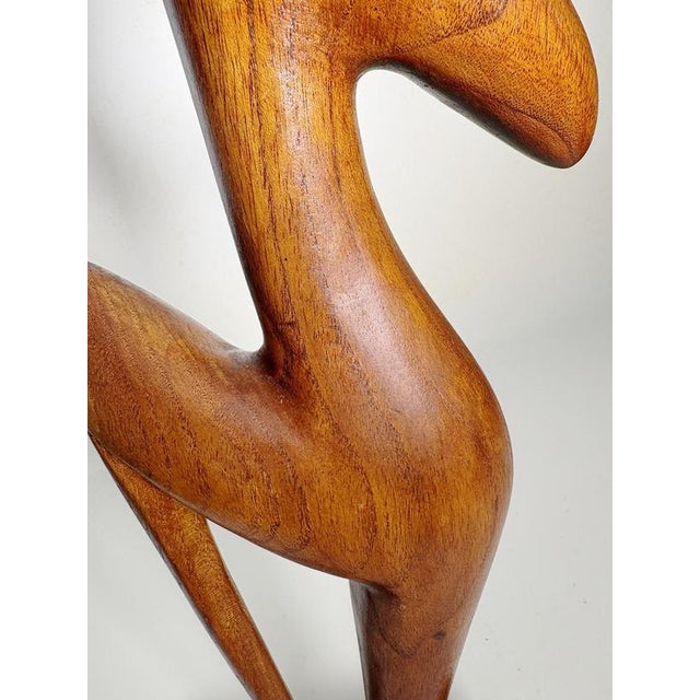 Wooden Sculpture of a Woman, France, 1960s For Sale - Image 10 of 12