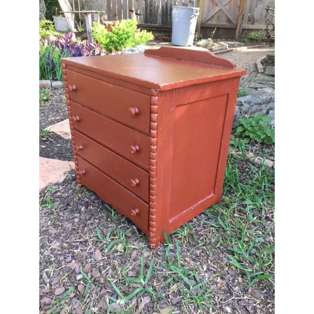 1940s Primitive Small Chest of Drawers For Sale - Image 4 of 7