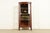 Victorian Berkey & Gay Antique Victorian Carved Oak Bookcase or Display Cabinet, Circa 1890s For Sale - Image 3 of 16