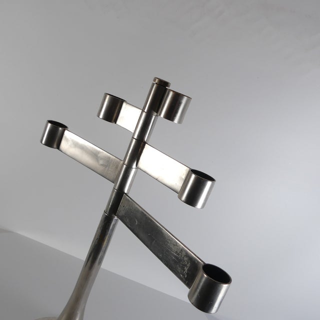 Steel Candleholder by Georges Bourgeois for Habitat, 1970s For Sale - Image 10 of 14