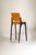 Metal Arches II Bar Stool in Mustard Velvet and Black Lacquered from Insidherland For Sale - Image 7 of 9