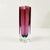 An original vintage vase made of Murano art glass, using the striking Sommerso technique. The geometric shape of the...