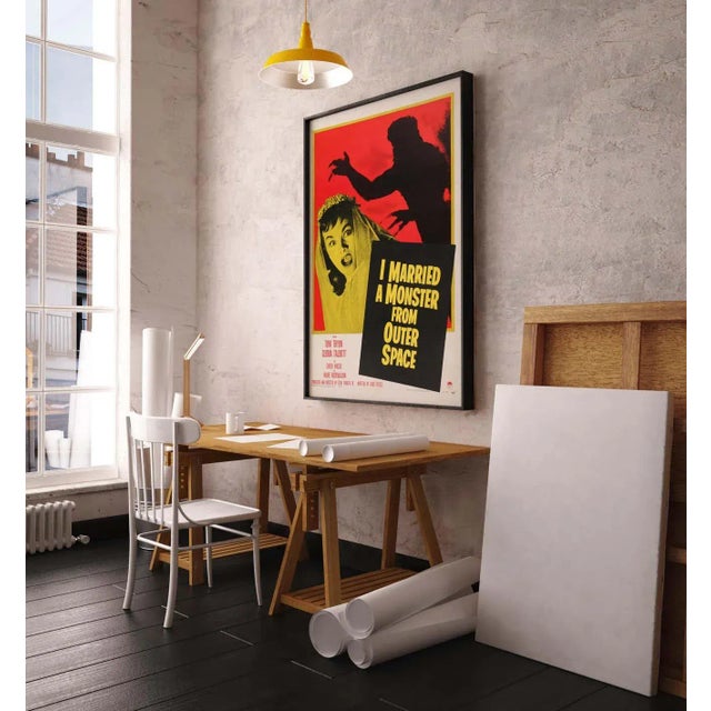 Mid-Century Modern I Married A Monster From Outer Space Original US One Sheet Movie Poster, 1958 For Sale - Image 3 of 4