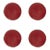 Bordallo Pinheiro Watermelon Fruit Plates, Set of 4 For Sale