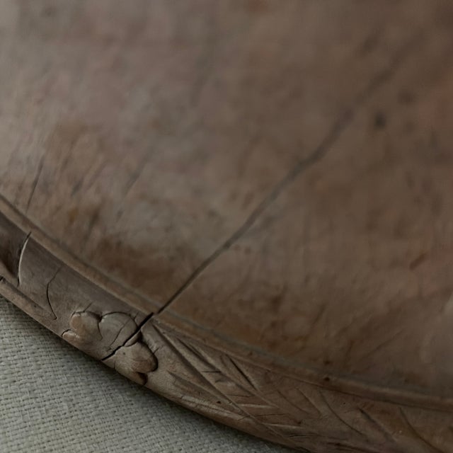 English Bread Boards W/Carved Flower and Other Designs For Sale - Image 4 of 11