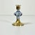 What a lovely idea -mixing brass with Delft Blue and White Ceramic. This Mid-Century Candlestick has done just that. A...