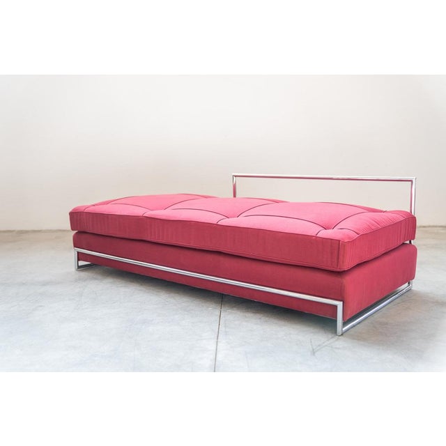 Eileen Gray Handmade Daybed Sofa by Eileen Gray for Vereinigte Werkstätten Collection, 1980s For Sale - Image 4 of 15