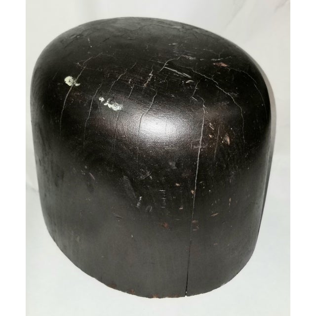 Arts & Crafts Antique Milliner Hat Form For Sale - Image 3 of 5