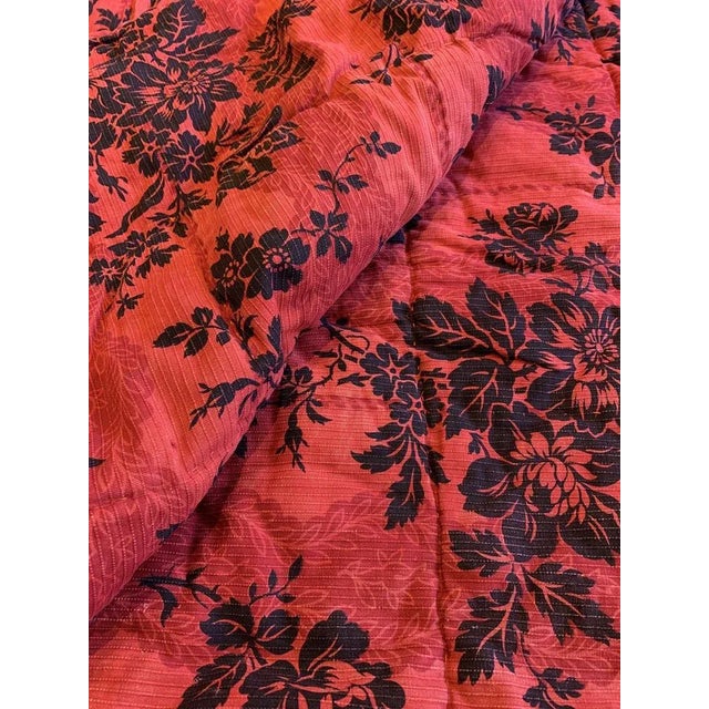 Black Double Sided Bedspread, 1920s For Sale - Image 8 of 12