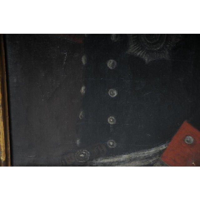 Black After Anton Graff, Frederick II/Frederick the Great, Oil Painting, Framed For Sale - Image 8 of 14