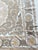 Mid-Century Modern Neutral Tan Uzbekistan Suzani Embroidered Wall Hanging 4' X 4'9'' For Sale - Image 3 of 9
