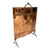Antique Art Deco Copper Fireplace Screen, Neoclassical Lines For Sale
