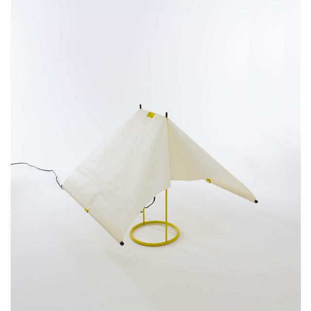 Beige Le Falene Series Table Lamps by Piero De Martini for Arteluce, 1980s, Set of 2 For Sale - Image 8 of 13