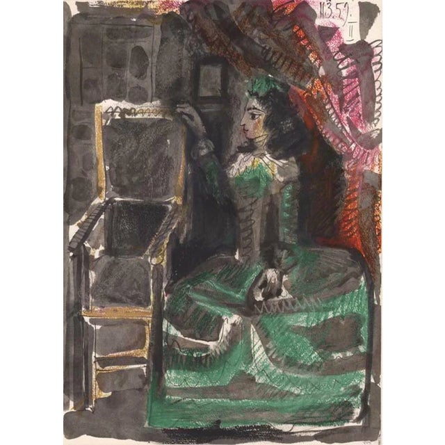 Picasso Toros Y Toreros No. 2 dated 11/3/59 Medium: Quadrichromie Marks: Not signed, numbered in plate Paper size: Vellum...