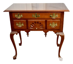 Vintage Council Mahogany Queen Anne Style Lowboy