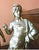 Mid 19th Century Antique 19th Century Pair of Gilded Sculptures of Mars and Minerva For Sale - Image 5 of 11