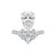White Kai Heirloom Revival Royal Ribbon Pear Diamond Ring – 2.46ct in 14k Gold (All Sizes Available) For Sale - Image 8 of 9