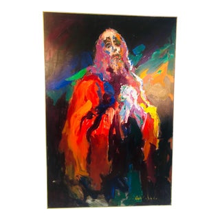 1970s Vintage Javier Cabada Monumental Painting For Sale