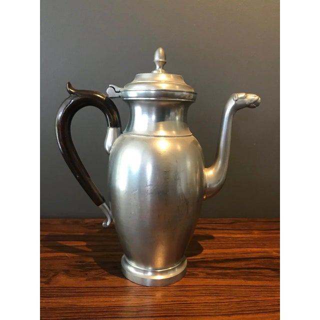 Art Deco Tin Tea & Coffee Service, Set of 5 For Sale - Image 12 of 16