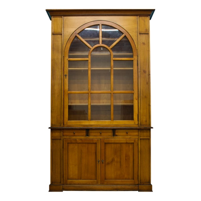 French Cherry Bookcase from De Bournais, 2000s For Sale